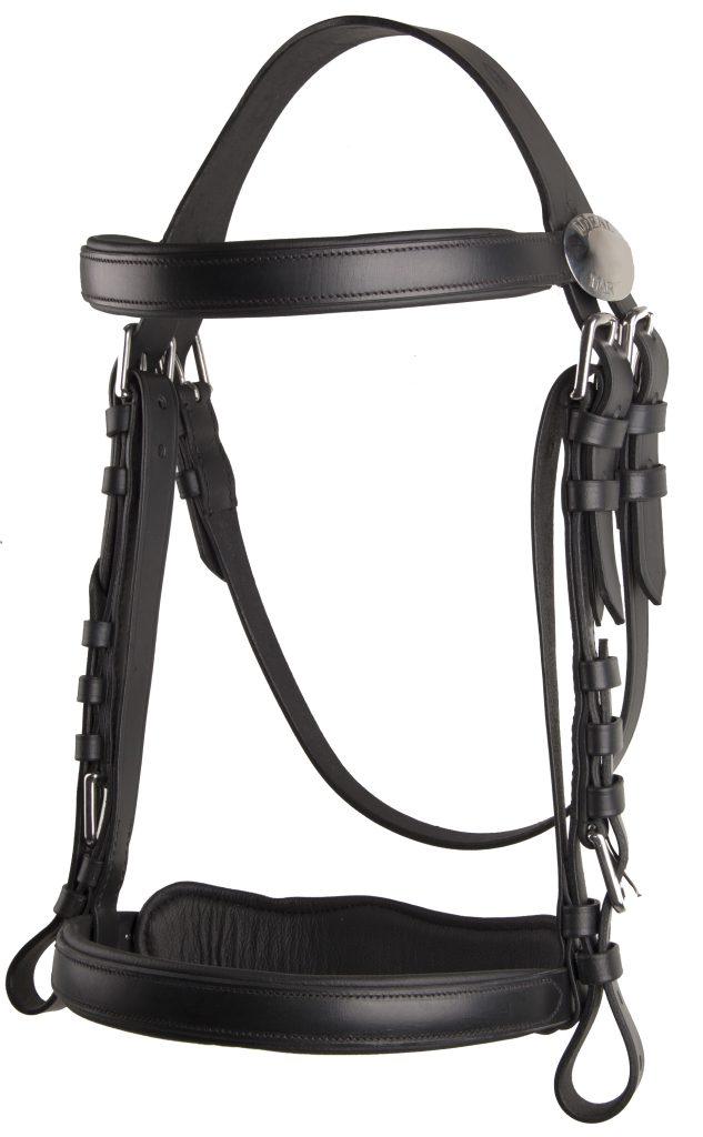 hoofdstel trekpaard leer ideal equestrian